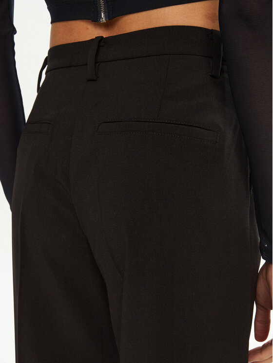 Bardot Bardot Spodnie materiałowe 59737PB1 Czarny Regular Fit