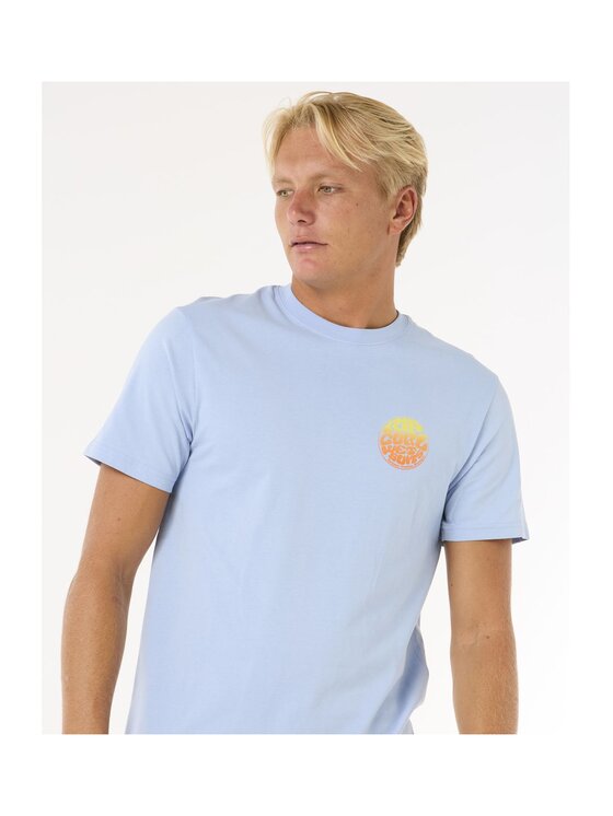 Rip Curl Rip Curl T-Shirt Wettie Passage Icon Tee Błękitny Standard Fit