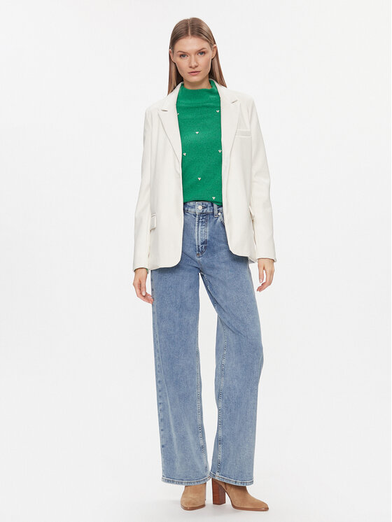Brave Soul Brave Soul Pintsak LJK-HEPBURNPKF Valge Regular Fit