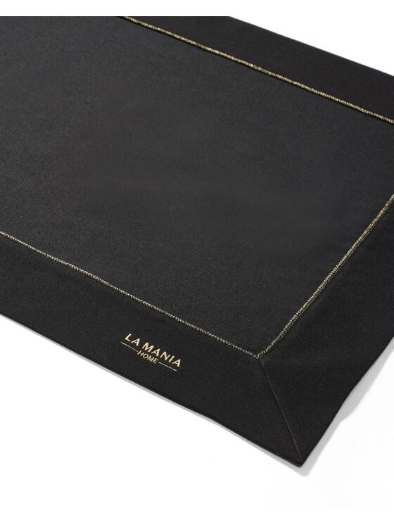 La Mania La Mania Bieżnik Bauhaus Black & Gold II Czarny