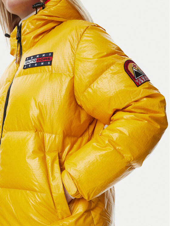 Tommy Jeans Tommy Jeans Пухено яке Alaska  DW0DW23802 Жълт Oversize