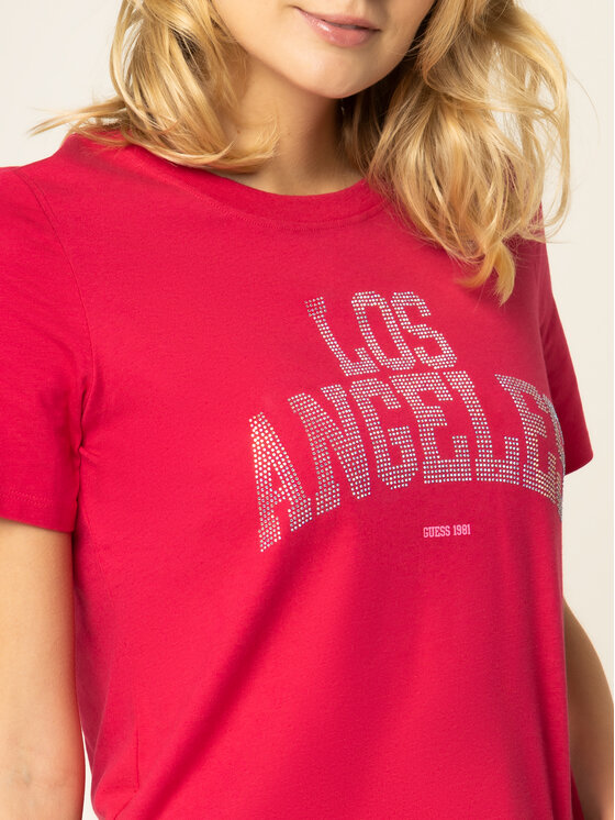 T-shirt Glam la Tee W01I89 R5JK0 Rosa Regular Fit