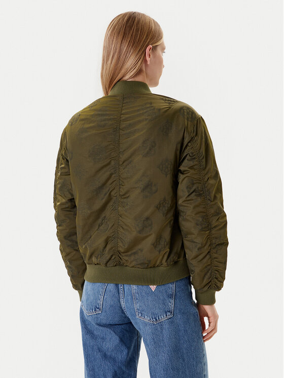 Guess Guess Bomber-jakk W5YL08 WHDK2 Khakivärviline Regular Fit
