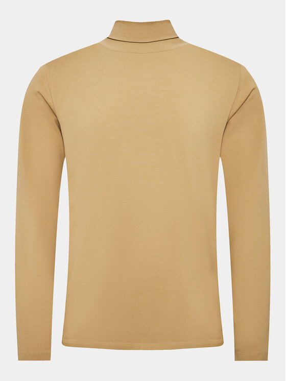 Lindbergh Lindbergh Longsleeve 30-400126 Μπεζ Slim Fit