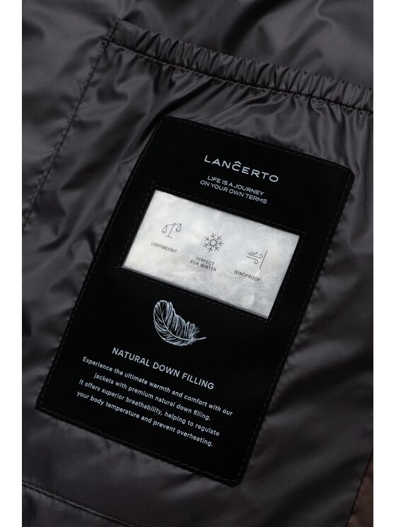 Lancerto Lancerto Kurtka puchowa Amaranta KU135226000004 Brązowy Regular Fit