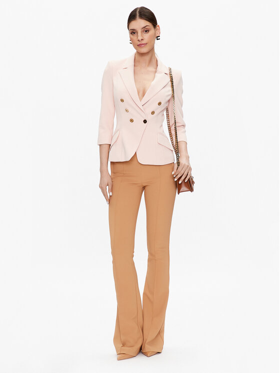 Elisabetta Franchi Giacca da abito GI 045 31E2 V560 Rosa Regular Fit Modivo