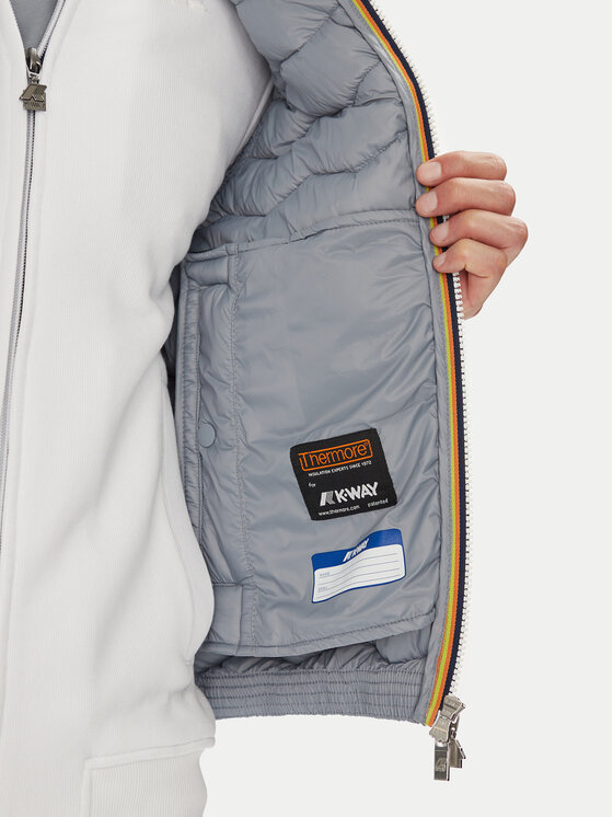 K-Way K-Way Telovnik Valen K6114RW Siva Slim Fit