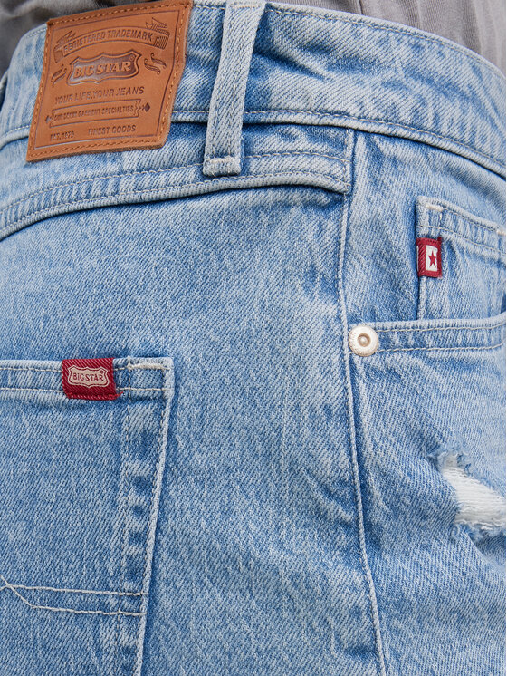 BIG STAR BIG STAR Szorty jeansowe AUTHENTIC GIRL Niebieski Wide Fit