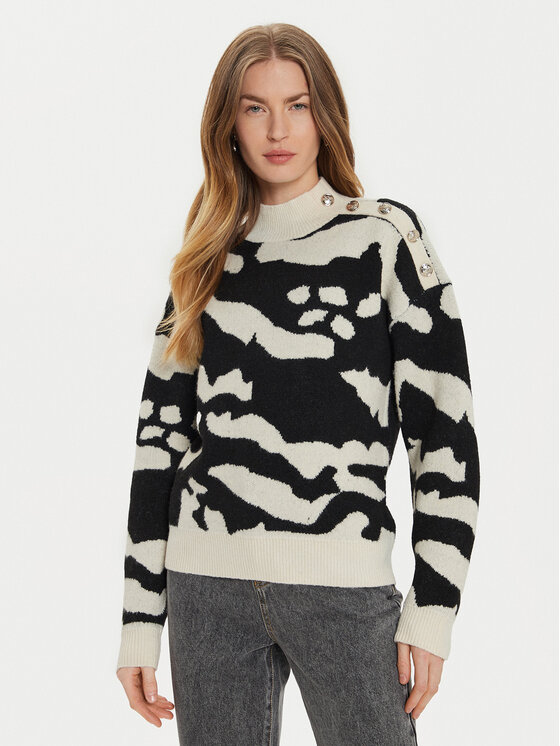 Morgan Morgan Pulover 242-MFELIX Bej Regular Fit