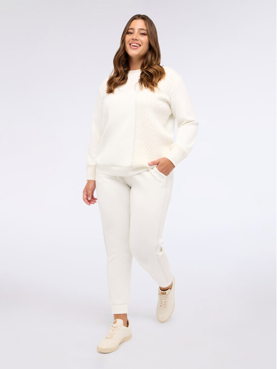 Fiorella Rubino Fiorella Rubino Pantaloni di tessuto P837L002231N011 Bianco Regular Fit