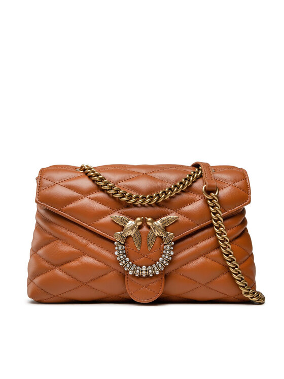 PINKO Pinko Borsetta Love Lady Puff V Quilt Mix Je Cl AI 21-22 PLTT 1P22BN Y7FX Marrone