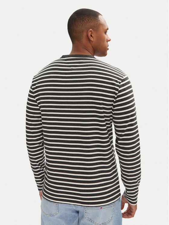 Tommy Jeans Tommy Jeans Longsleeve Breton DM0DM20803 Γκρι Regular Fit