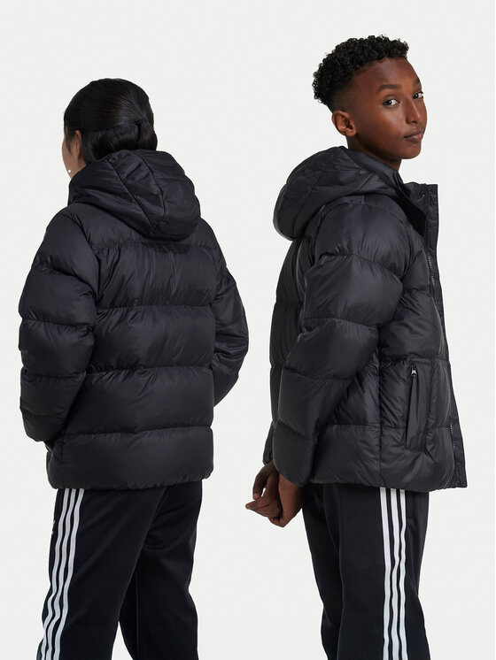 adidas adidas Dūnu jaka adicolor IY7498 Melns Regular Fit