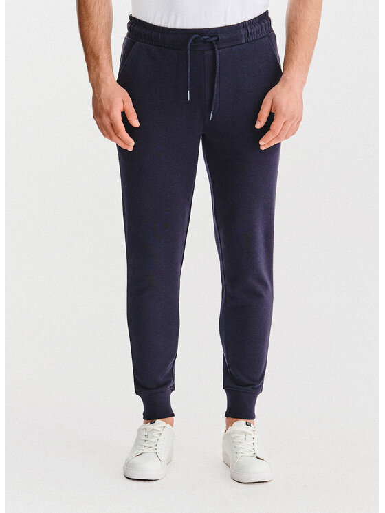 Pako Lorente Pako Lorente Spodnie dresowe P25WF-WD-002 Granatowy Slim Fit