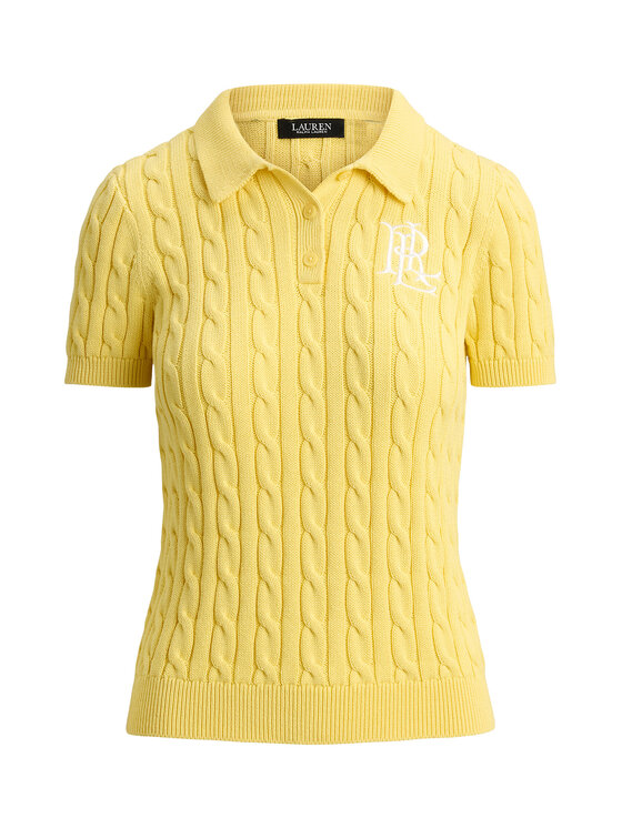 LAUREN RALPH LAUREN LAUREN RALPH LAUREN Megztinis 200932224017 Šviesiai geltona Slim Fit