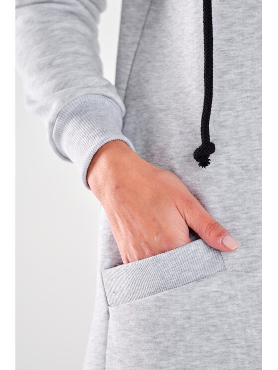 Infinite You Infinite You Felpa M278 Grigio Basic Fit