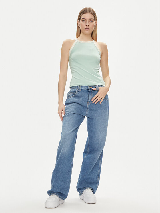 Lee Lee топ 112350226 Зелен Slim Fit