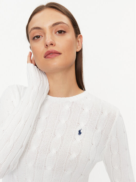Polo Ralph Lauren Polo Ralph Lauren Maglione 211891640001 Bianco Regular Fit