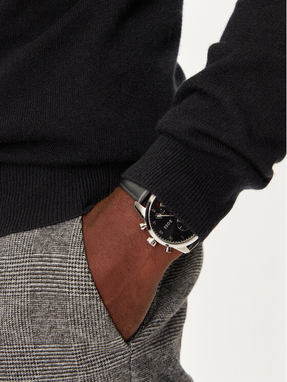 BOSS Boss Pullover Emarlo 50530314 Schwarz Regular Fit