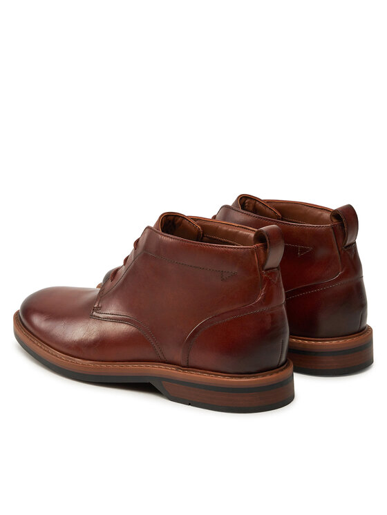 Clarks Clarks Šnurovacia obuv Aldwin Chukka 26178425 Hnedá