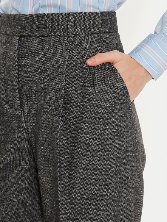 MAX&Co. MAX&Co. Medžiaginės kelnės 2426136064200 Pilka Regular Fit
