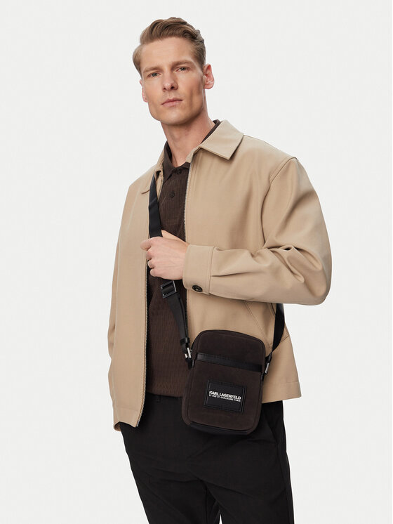 KARL LAGERFELD Geantă crossover B2M30199 Maro închis