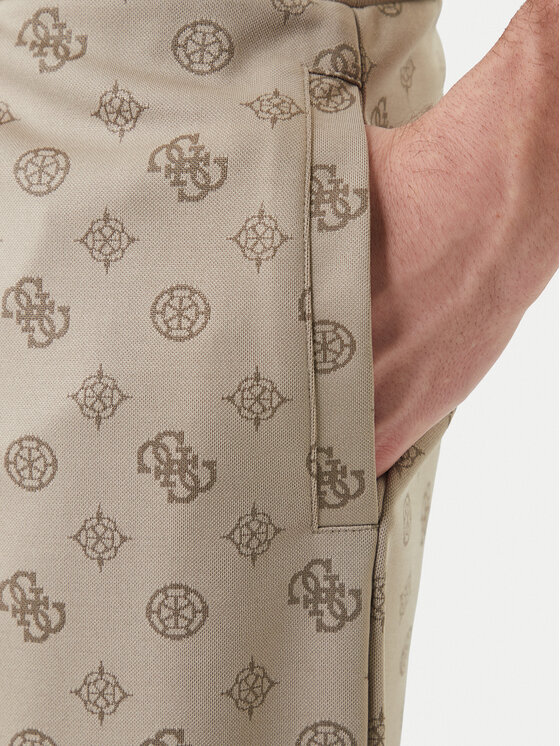 Guess Guess Pantaloncini sportivi Z6GD03 K2851 Beige Regular Fit