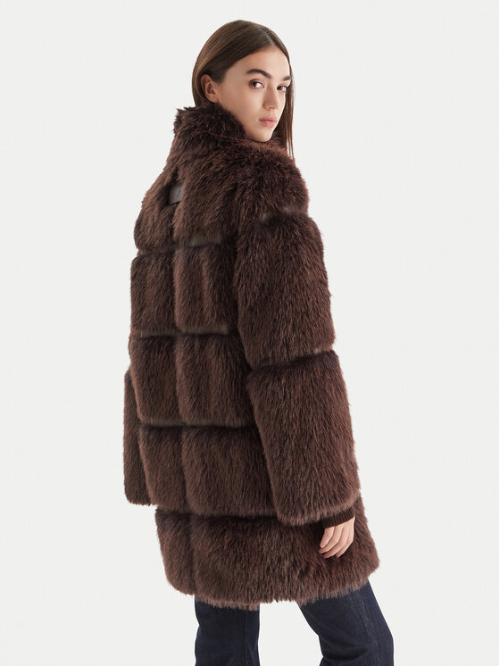 Patrizia Pepe Patrizia Pepe Γούνα 2O0175 E077 B857 Καφέ Regular Fit