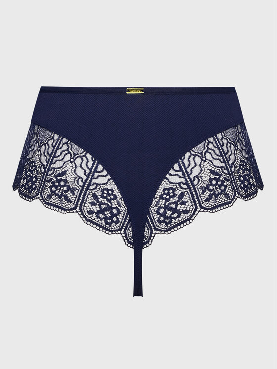 Selmark Stringi Nicole 50906 Granatowy | Modivo.pl