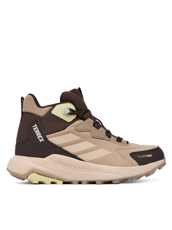 adidas adidas Трекінгові черевики Terrex Anylander Leather Mid Climaproof Hiking Shoes KJ6790 Коричневий