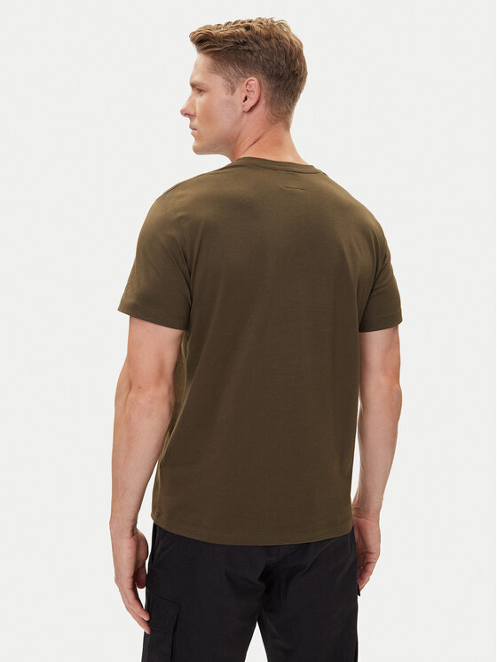 Parajumpers Parajumpers T-shirt Patch 25WMPMTSEY29 Kaki Regular Fit
