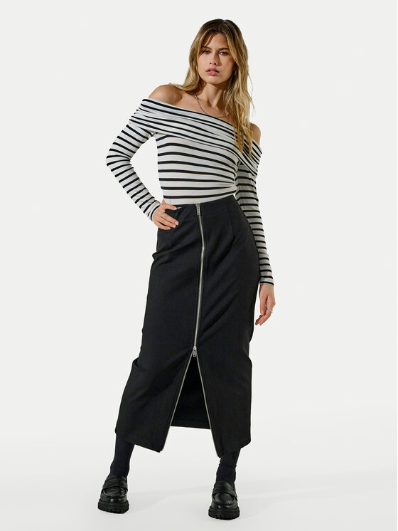ONLY ONLY Maxi suknja Marcella 15338423 Crna Regular Fit