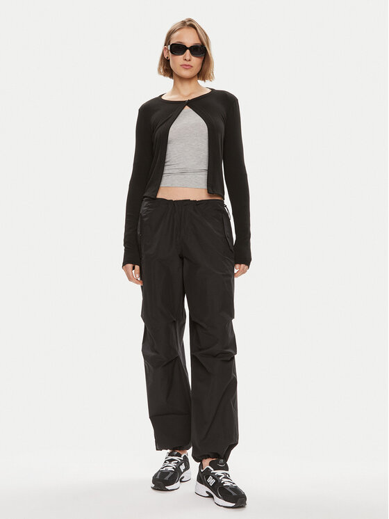 Gina Tricot Gina Tricot Kardigan 22994 Czarny Regular Fit