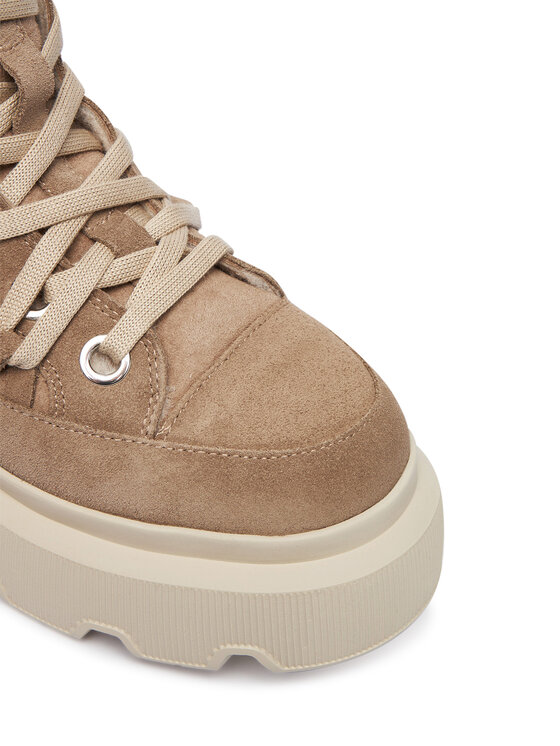 Inuikii Inuikii Šnurovacia obuv Matilda Shearling 1002.002.0012 Béžová