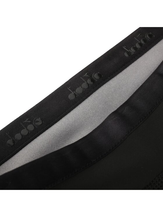 Diadora Diadora Legginsy DIADORA L. 6/8 REVERSIBLE TIGHTS BE ONE Czarny Regular Fit