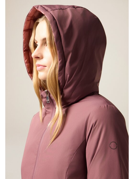 Oltre Oltre Giubbotto piumino F616R001432N0Z6 Bordeaux Baggy Fit