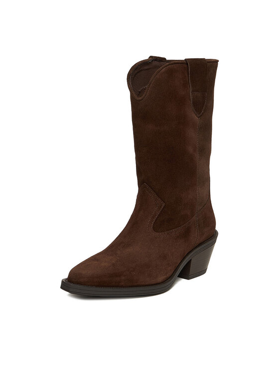 Badura Badura Cizme și botine cowboy EO-CAMILA-5031 Maro