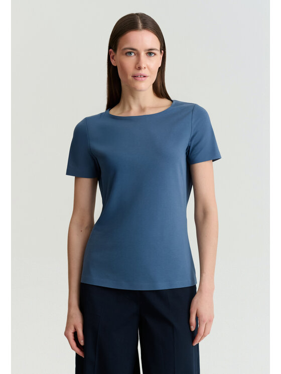 TATUUM TATUUM Blúzka MIKAJA 2 Modrá Classic Fit