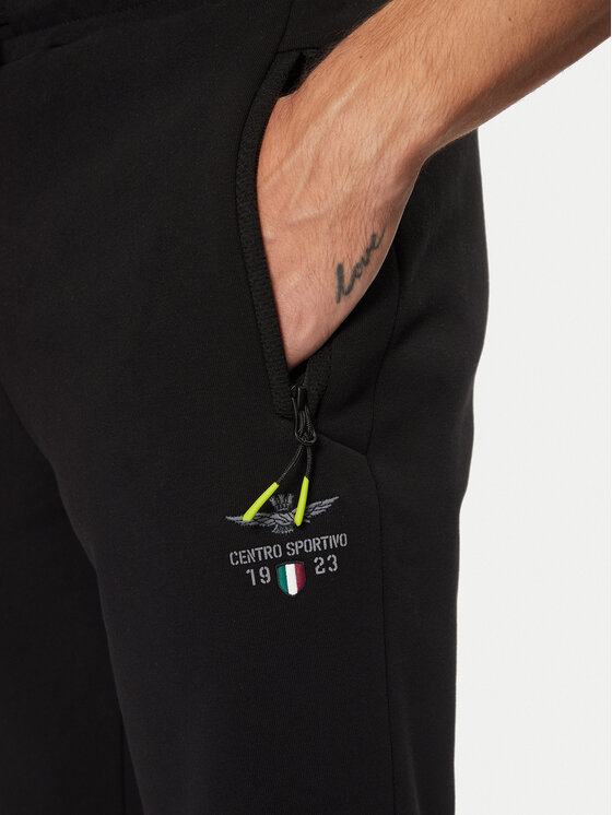 Aeronautica Militare Aeronautica Militare Trenirka 242TF081F565 Črna Regular Fit