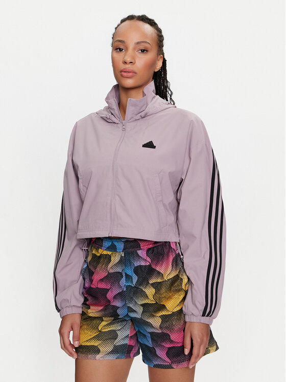 adidas Veste de mi saison Future Icons 3 Stripes IP1573 Violet Loose Fit Modivo