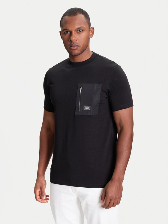 KARL LAGERFELD KARL LAGERFELD T-shirt 755046 553235 Crna Regular Fit