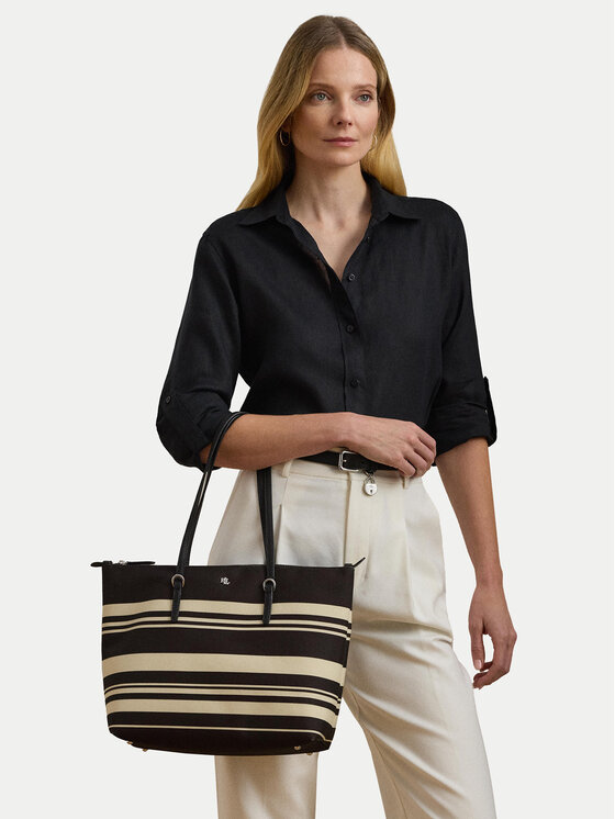 LAUREN RALPH LAUREN LAUREN RALPH LAUREN Ročna torba Keaton 431916737033 Črna