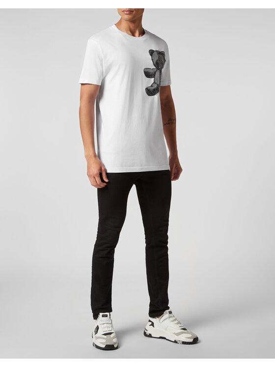 PHILIPP PLEIN PHILIPP PLEIN Tričko 3809 Biela Regular Fit