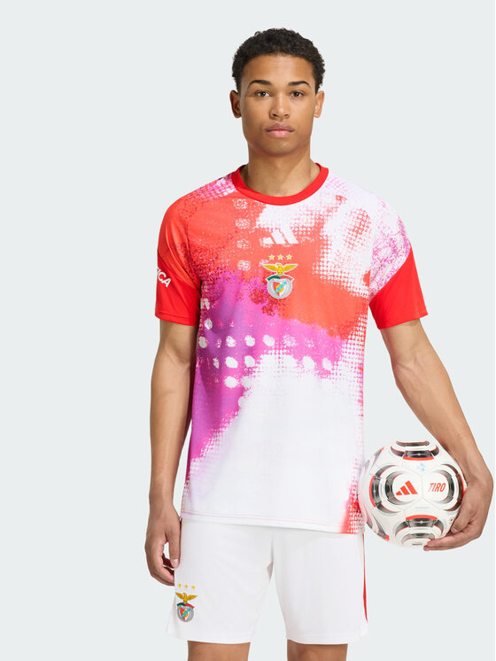 adidas adidas Koszulka techniczna SL Benfica 26/27 Pre Match Jersey Czerwony Slim Fit