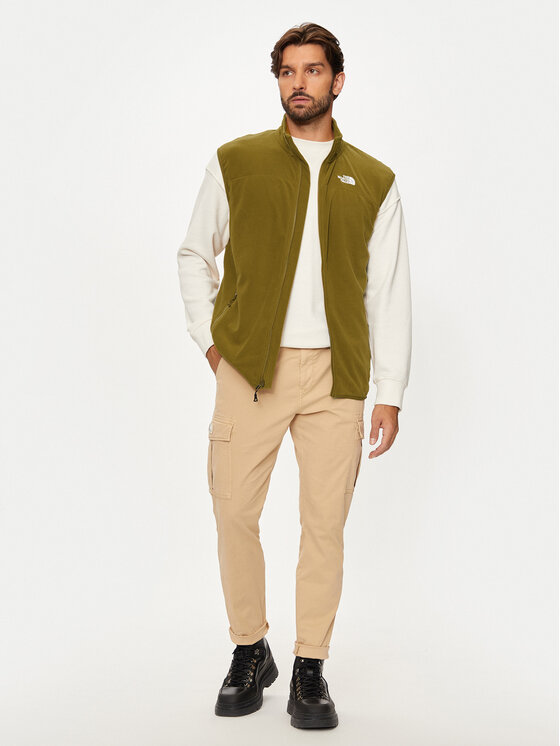 The North Face The North Face Prsluk Glacier NF0A7SSL Zelena Regular Fit