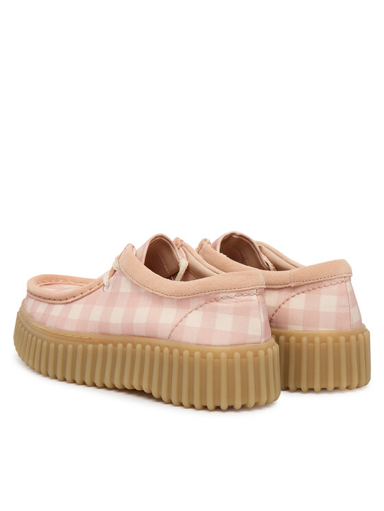 Clarks Clarks Półbuty Torhill Bee 26186298 Różowy