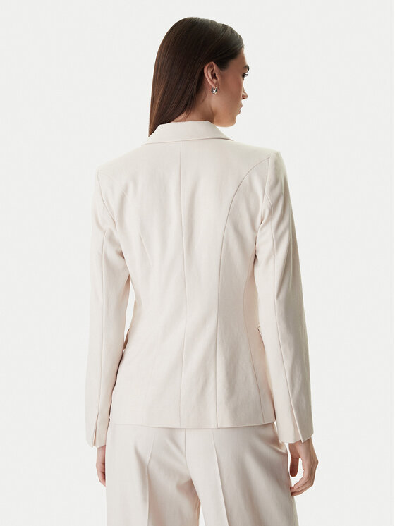 Marella Marella Сако Slogan1 2615041211 Екрю Slim Fit