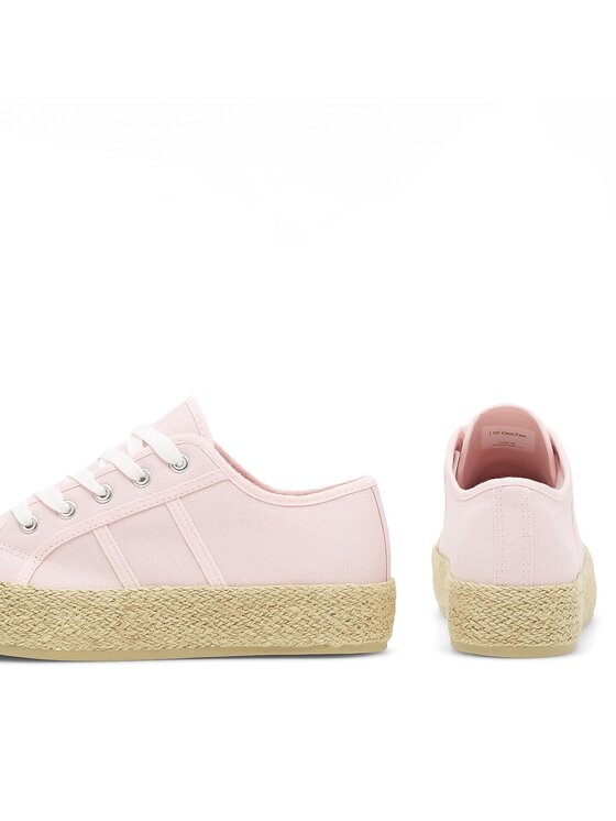 DeeZee DeeZee Espadryle WSS21067-01 Różowy