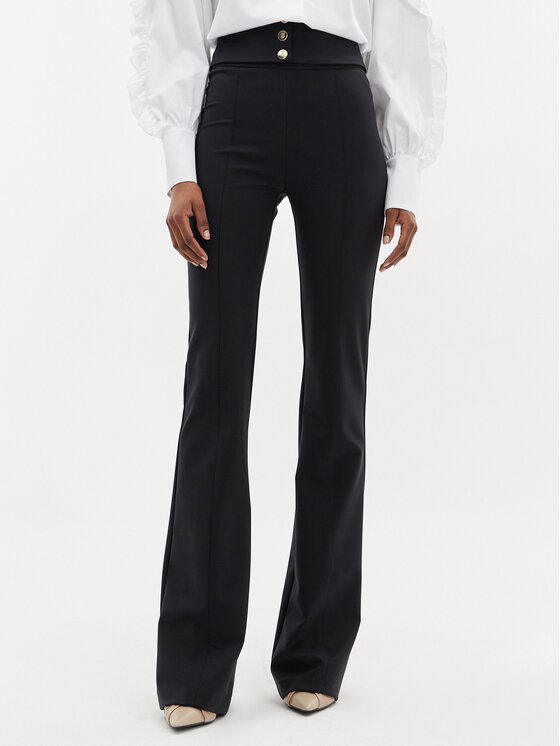 Babylon Babylon Stoffhose E00065 Schwarz Regular Fit