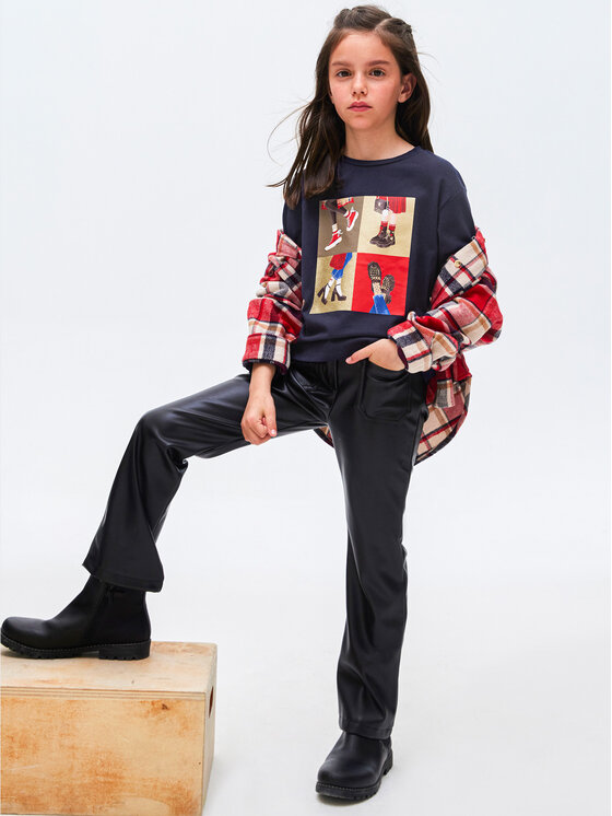 Mayoral Bluză 7.046 Bleumarin Regular Fit